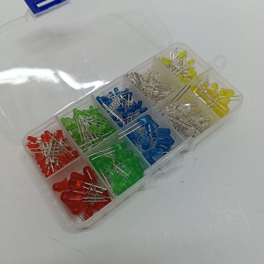 Kit 300 LED 5mm rouge vert bleu jaune blanc – Image 3