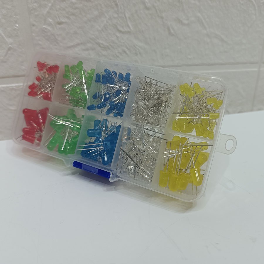 Kit 300 LED 5mm rouge vert bleu jaune blanc – Image 4