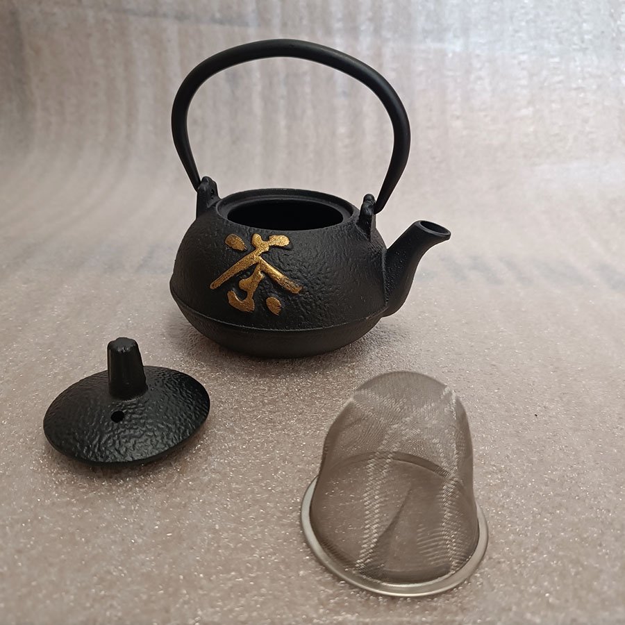 Théière en Fonte 0,3L Style Japonais avec Filtre Inox – Image 7