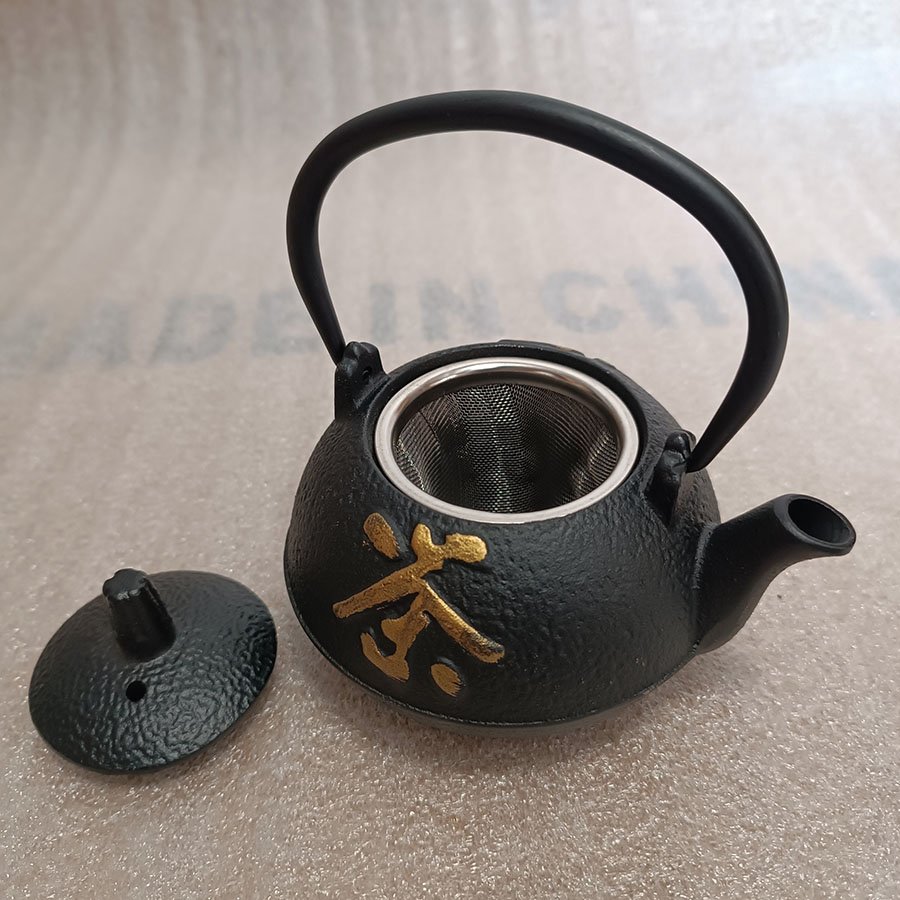 Théière en Fonte 0,3L Style Japonais avec Filtre Inox – Image 8