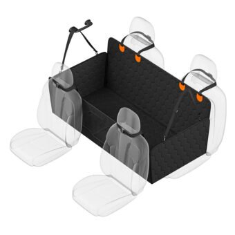 Housse de Siège Arrière Voiture pour Chien 136x65cm