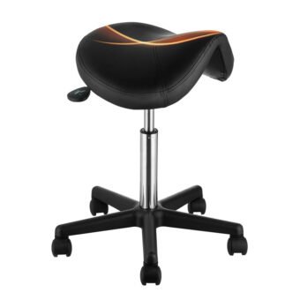Tabouret de selle pivotant à roulettes Charge 181 kg