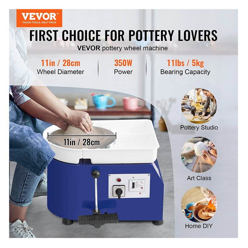 Tour de Potier 28cm de Dia. 350W 60-300 tr/min – Image 2