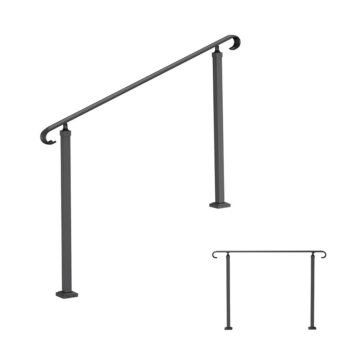 Garde-Corps Rampe Escalier Main Courante 3 Marches