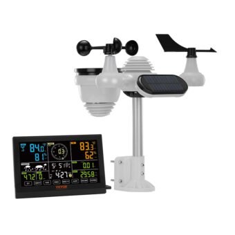 Station météo sans fil 7 en 1 Grand écran couleur