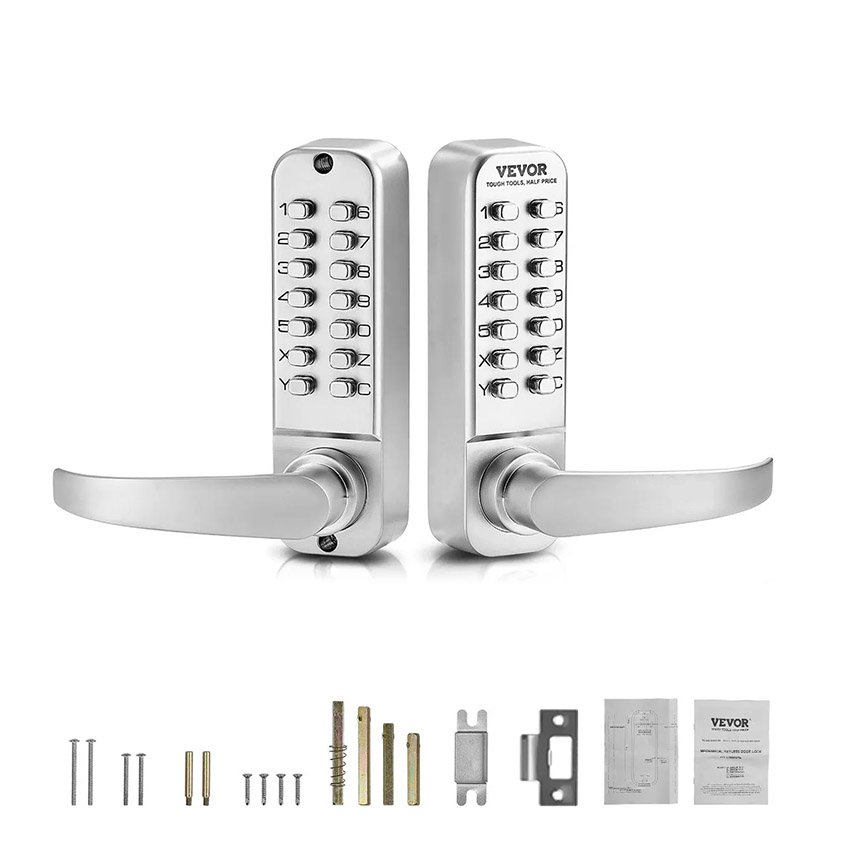 Serrure à Code Mécanique à 14 Touches Double Face