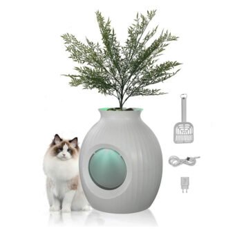 Bac à Litière Caché pour Chat Contrôle des Odeurs