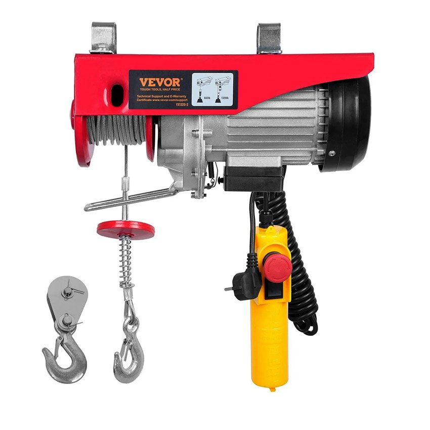 Treuil à Câble Électrique 600 kg Palan Électrique