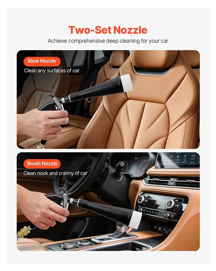 Pistolet Nettoyage Voiture à Air Haute Pression 6-9,2 bars – Image 3