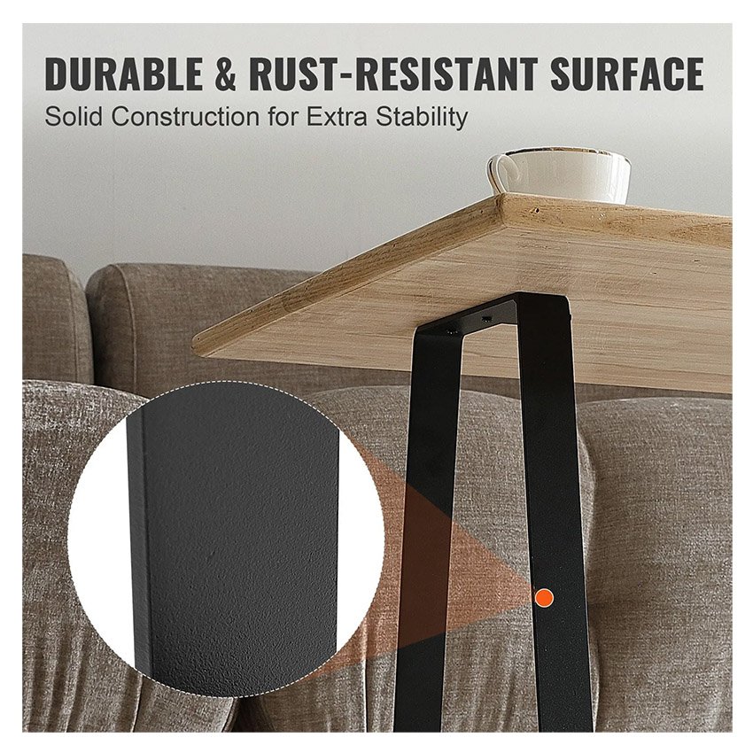 2 Pieds de Table Basse Trapézoïdaux 40,6 cm – Image 3