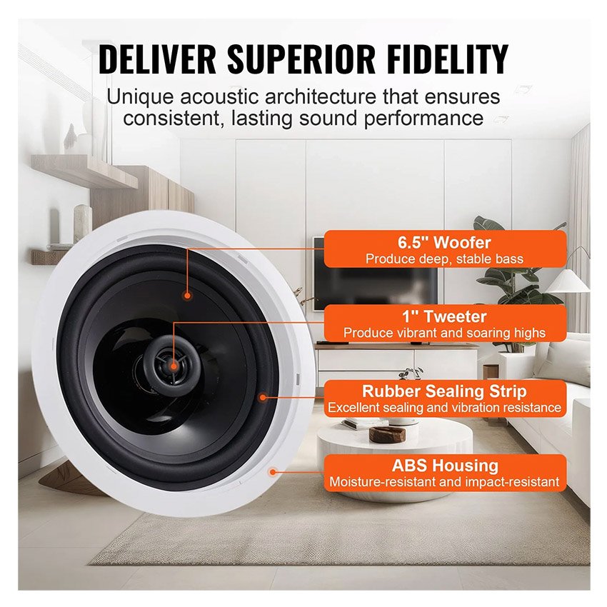 Haut-parleur de plafond Bluetooth 150 W – Image 4