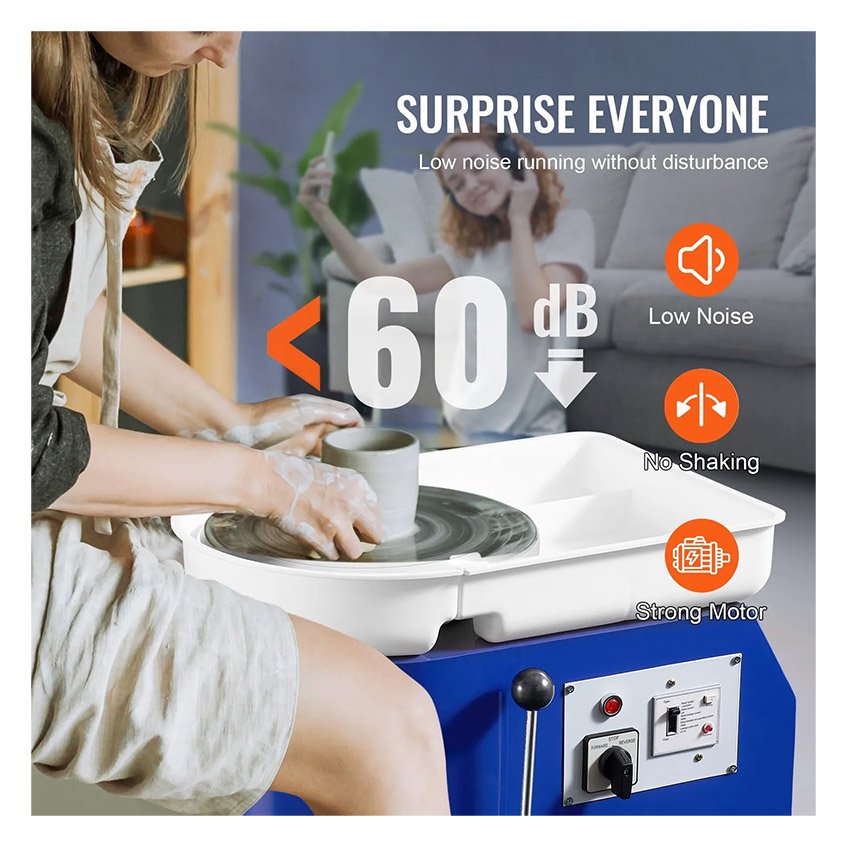 Tour de Potier 28cm de Dia. 350W 60-300 tr/min – Image 5