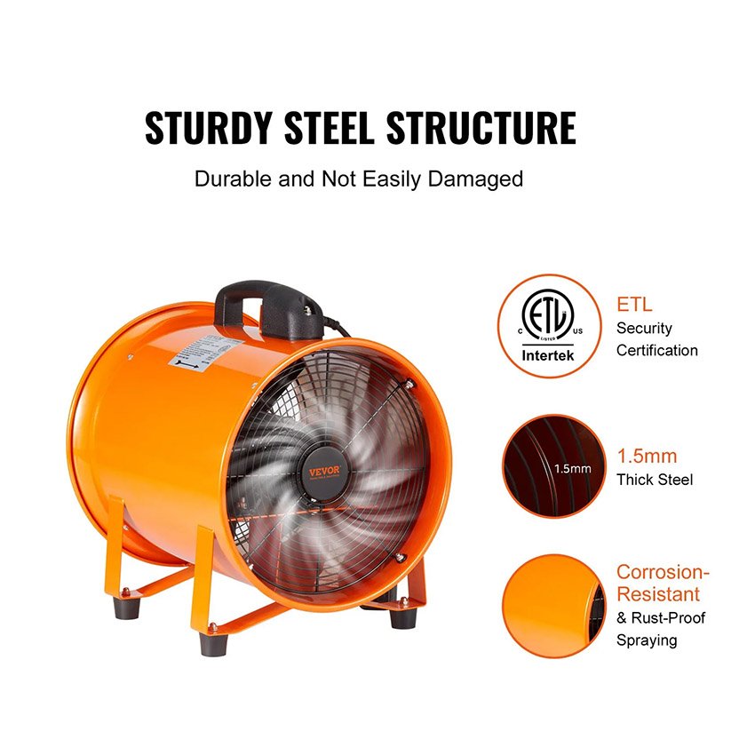 Ventilateur d'Extraction Industriel 367 W – Image 4