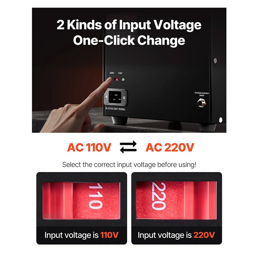 Transformateur 220V 110V Convertisseur de Tension – Image 5