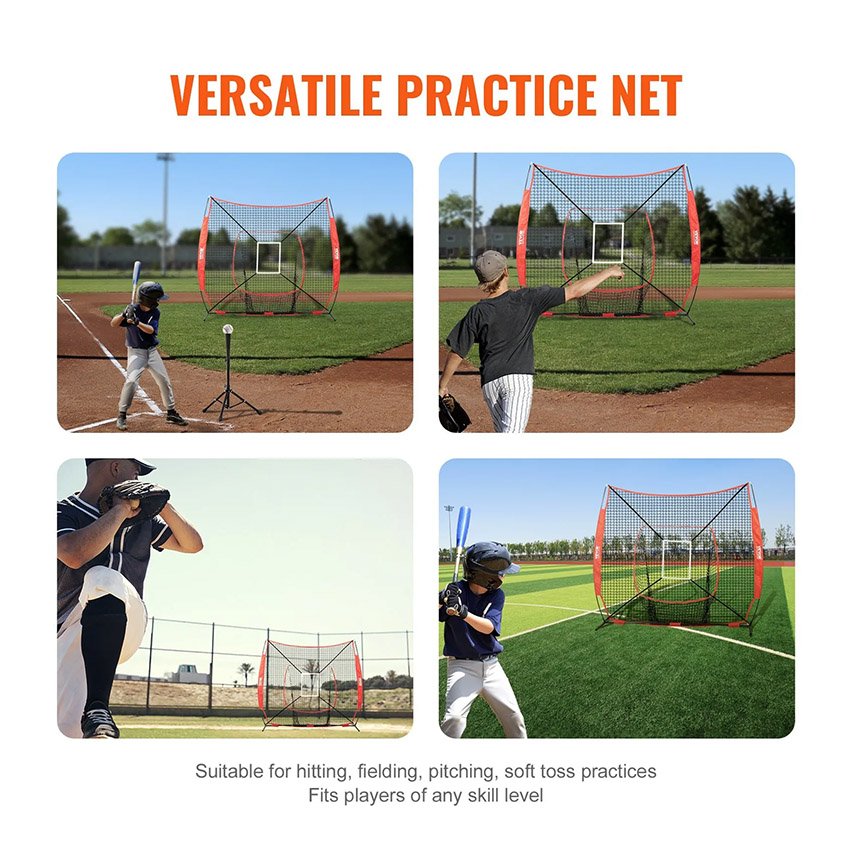 Filet d'Entraînement de Baseball Softball 213,4x210cm – Image 5