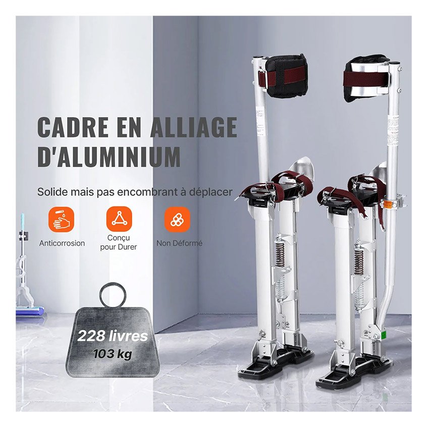 Échasses pour Cloison Réglables 45,7 - 76,2cm – Image 7