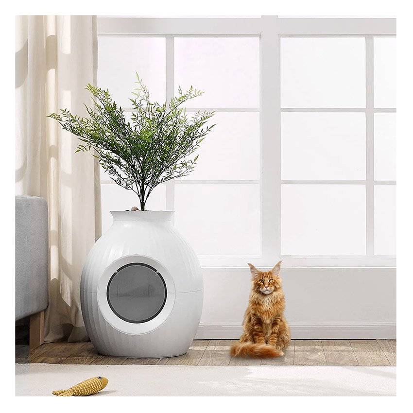 Bac à Litière Caché pour Chat Contrôle des Odeurs – Image 6