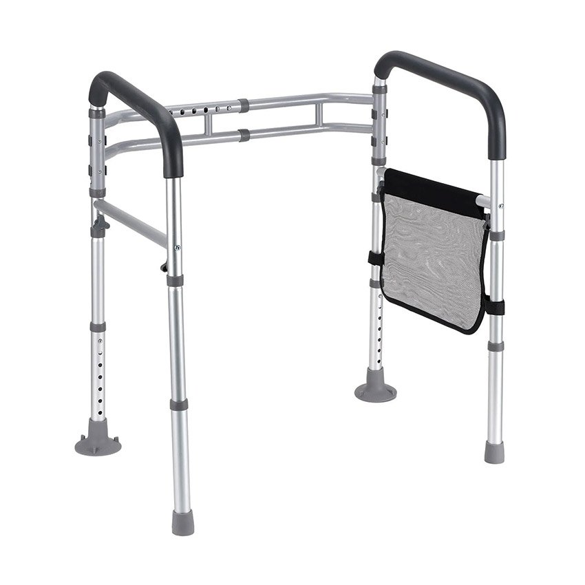 Cadre Toilette Sécurisé Pliable Barre d'Appui pour WC – Image 7