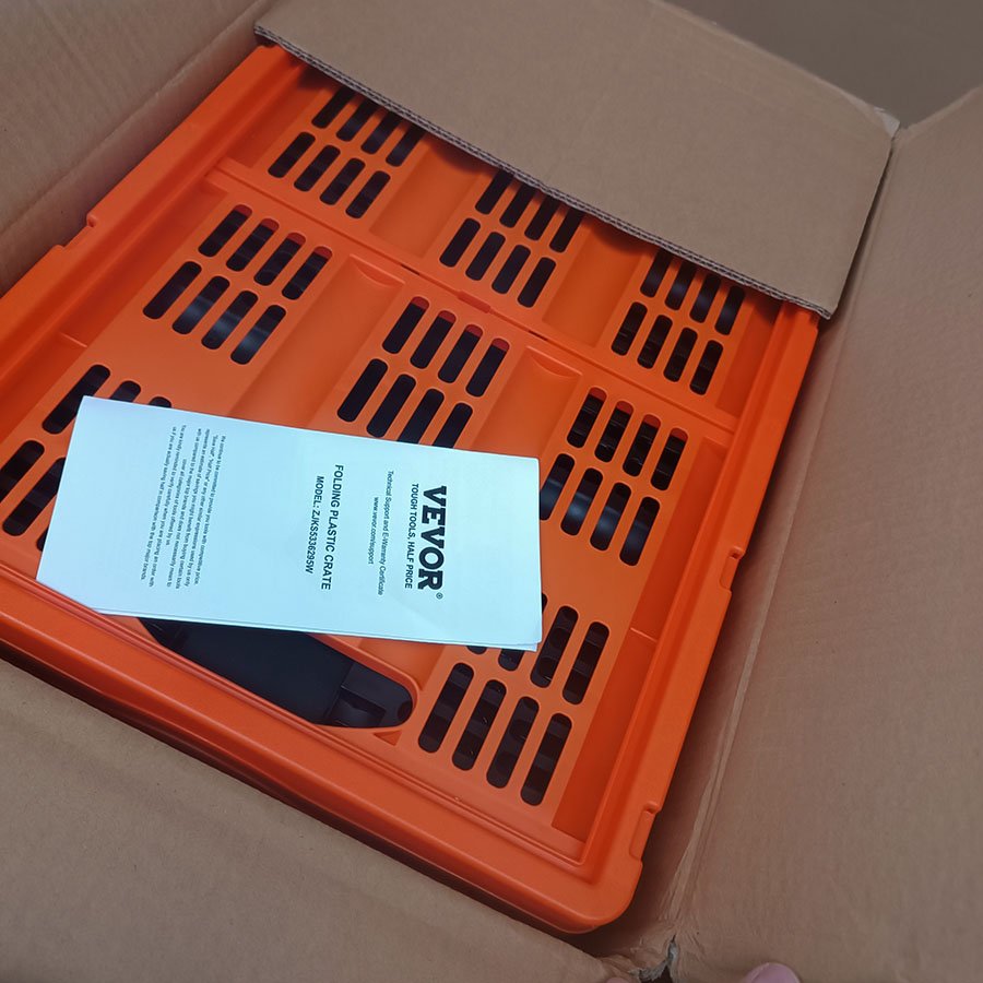 Lot de 3 Paniers de Rangement Plastique Pliable 45L – Image 7