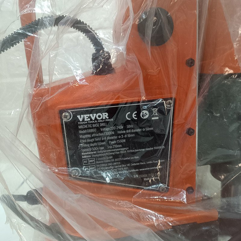 Perceuse magnétique électrique à vitesse variable 1550W – Image 11