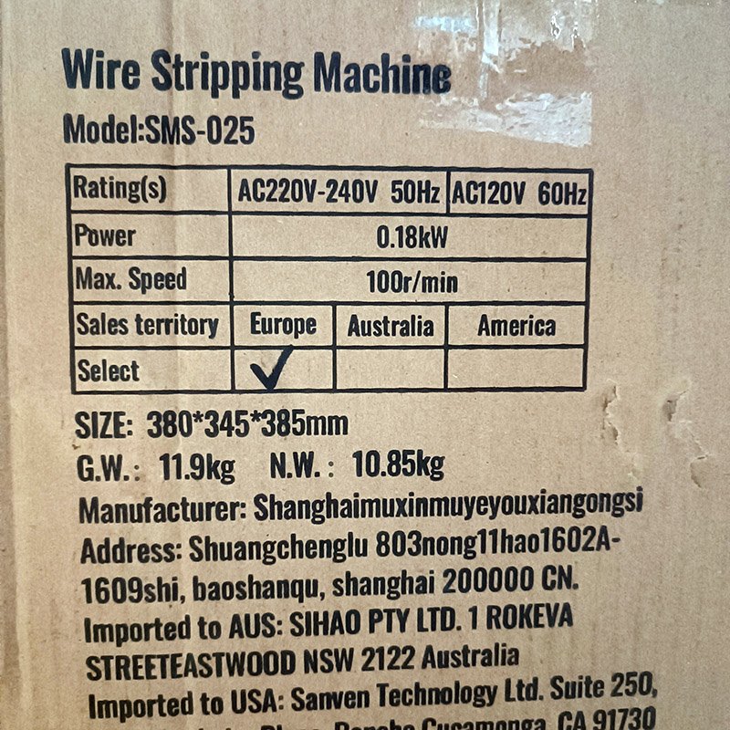 Machine à Dénuder Électrique Automatique 1,5-25mm 180 W – Image 19