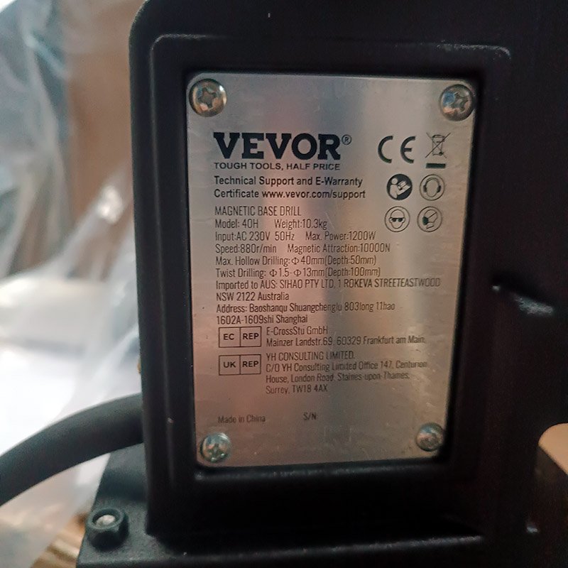 Perceuse Magnétique à Colonne 10000N 1200W – Image 9