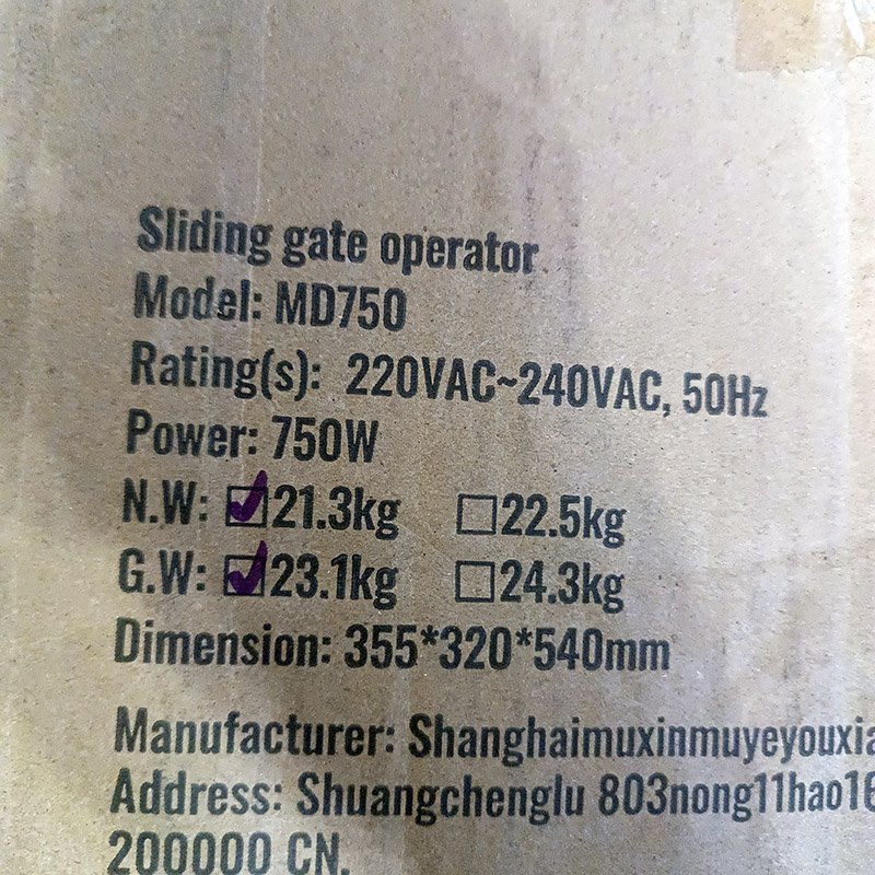 Ouvre-Porte Automatique Coulissant 1800 kg 7m – Image 13