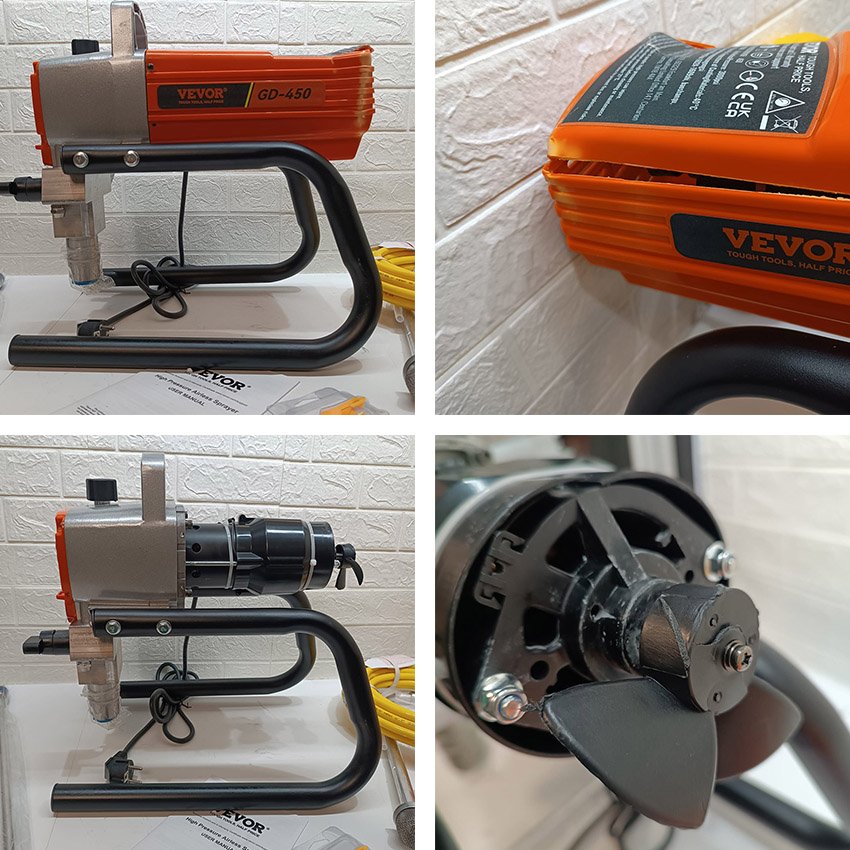 Pistolet à peinture sans air 1800 W – Image 17