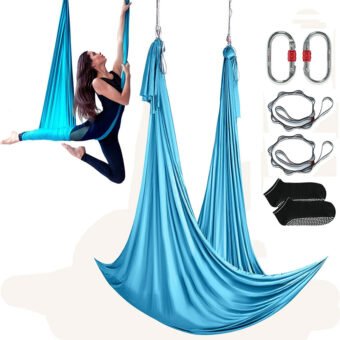 Hamac de Yoga Aérien 5×2,8 m Kit Balançoire