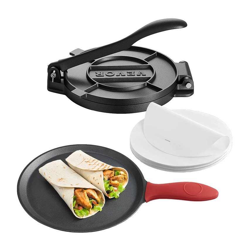 Presse à Tortillas en Fonte Résistant de 20 cm