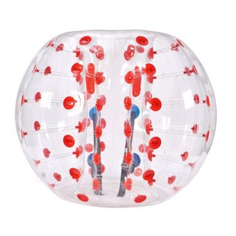 Bulle Gonflable de 1,5 m Motif Pois Rouge