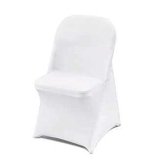 12 Housses de chaises pliantes extensibles en spandex