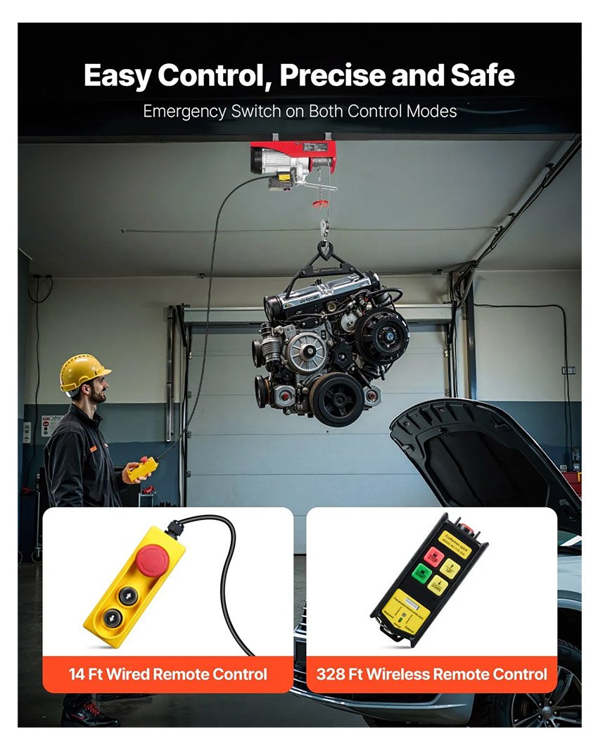 Palan Électrique Charge Double Câble 1000 kg – Image 3