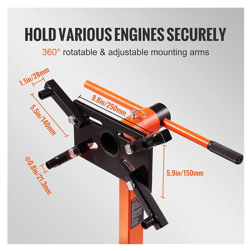 Support Moteur d'Atelier 340 kg Rotatif 360° – Image 4