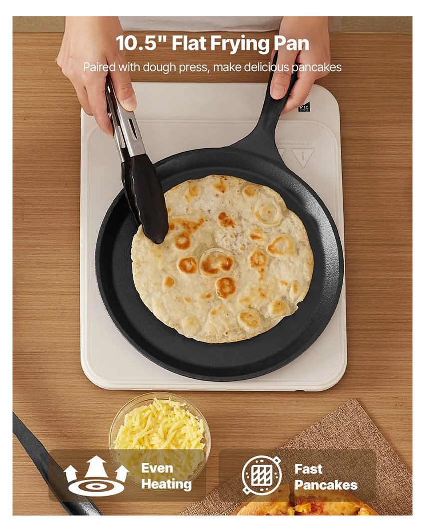 Presse à Tortillas en Fonte Résistant de 20 cm – Image 5