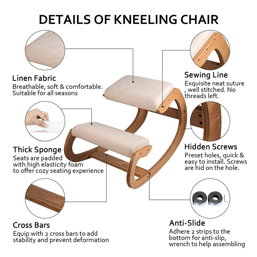 Chaise Ergonomique à Genoux le Tabouret – Image 7