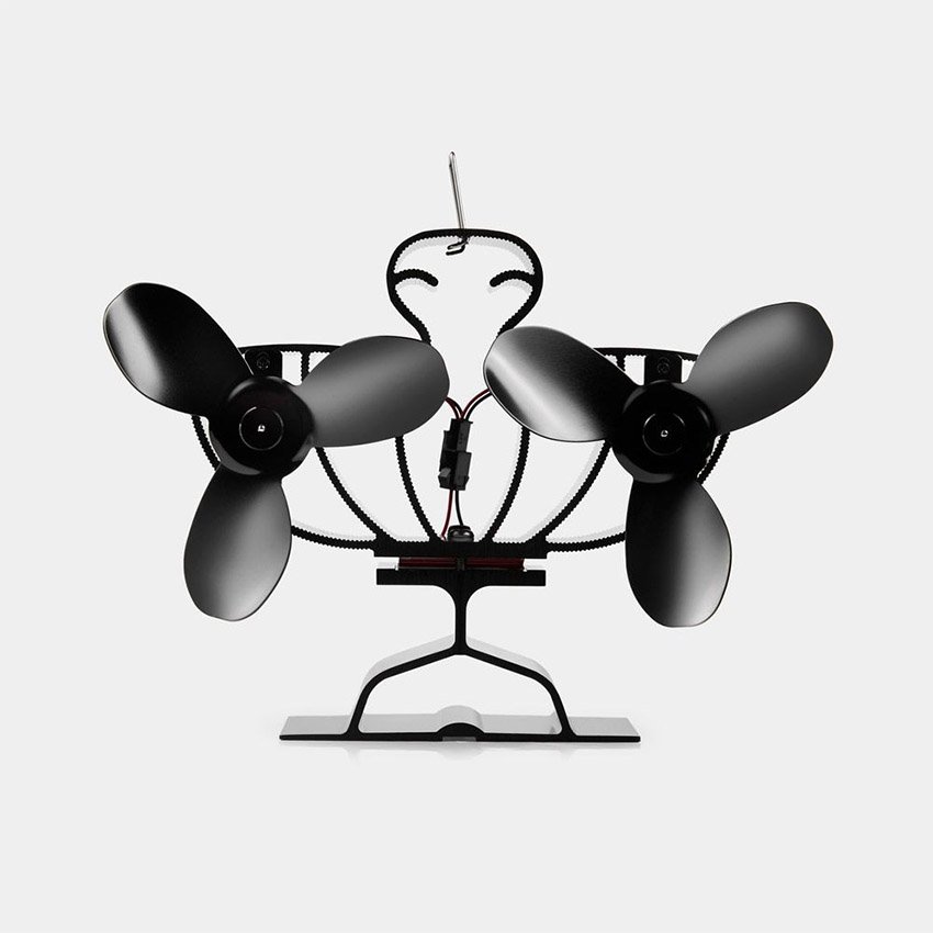 Ventilateur de poêle double à 6 pales – Image 8