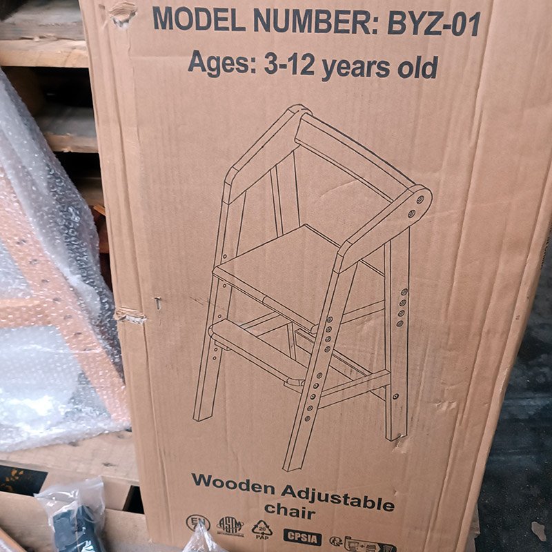 chaise haute évolutive réglable avec coussin amovible – Image 9