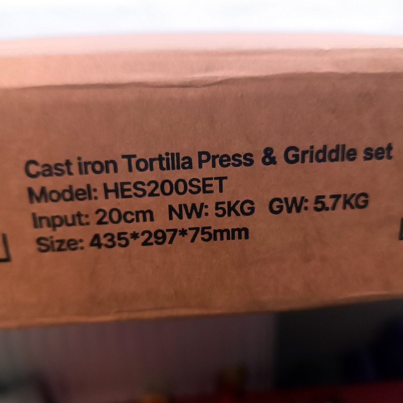 Presse à Tortillas en Fonte Résistant de 20 cm – Image 11