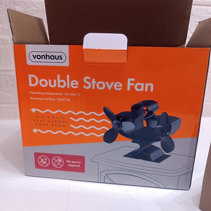 Ventilateur de poêle double à 6 pales – Image 11