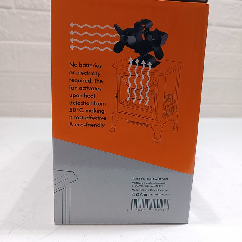 Ventilateur de poêle double à 6 pales – Image 12