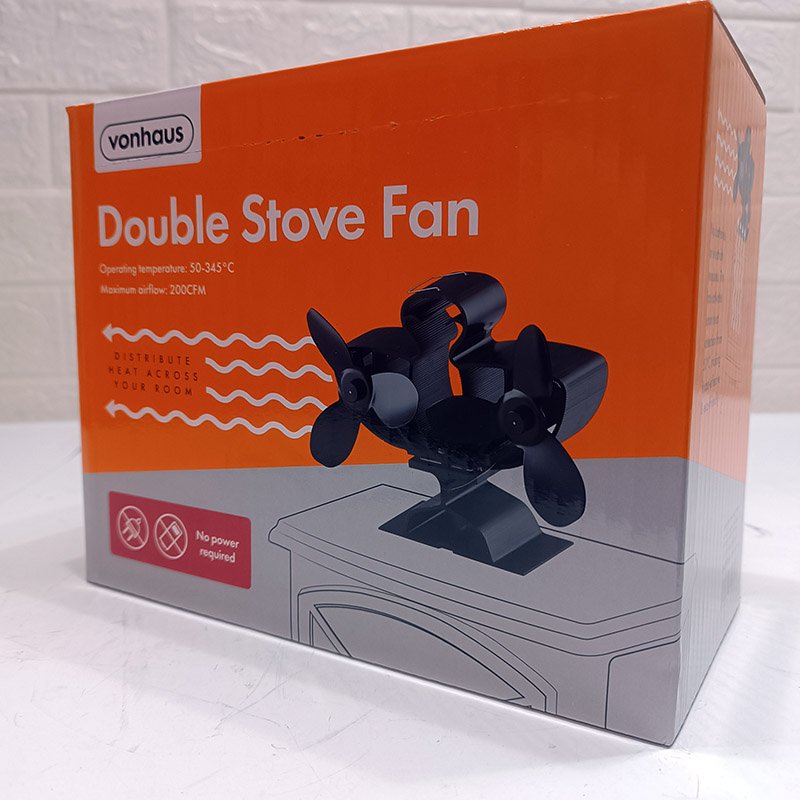 Ventilateur de poêle double à 6 pales – Image 13