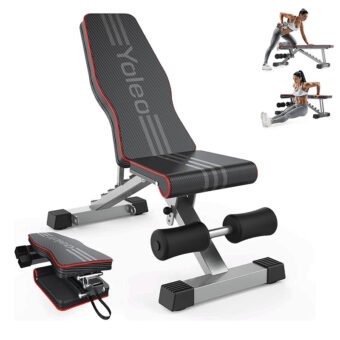 Banc de Musculation Réglable Pliable Dossier 6 Positions