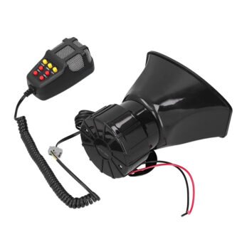 Sirène d&rsquo;alarme d&rsquo;urgence 12V 100W 120 dB avec micro intégré