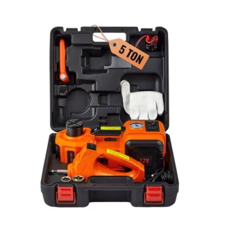 Cric hydraulique 5 tonnes avec clé à chocs électrique et Gonfleur