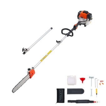 Tronçonneuse Élagueuse sur perche thermique 33 cm³