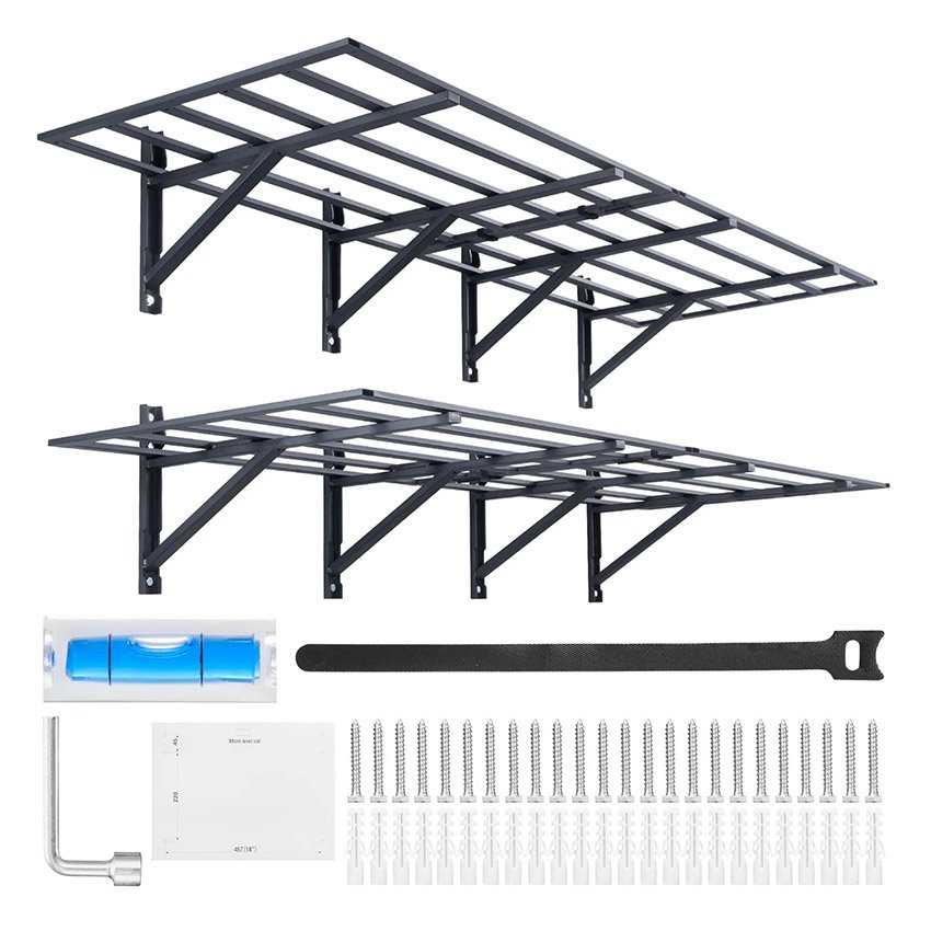 2 étagères de rangement pour garage 183 x 61 cm