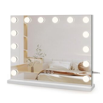 Miroir Maquillage Lumineux Hollywood 50 x 42 cm