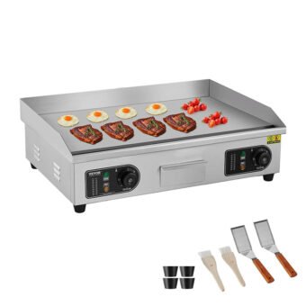 Gril électrique commercial 4000 W 66 x 40 x 1 cm