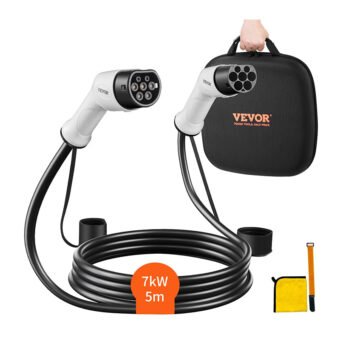 Câble de Recharge EV de Type 2 à Type 2 5 m IP66